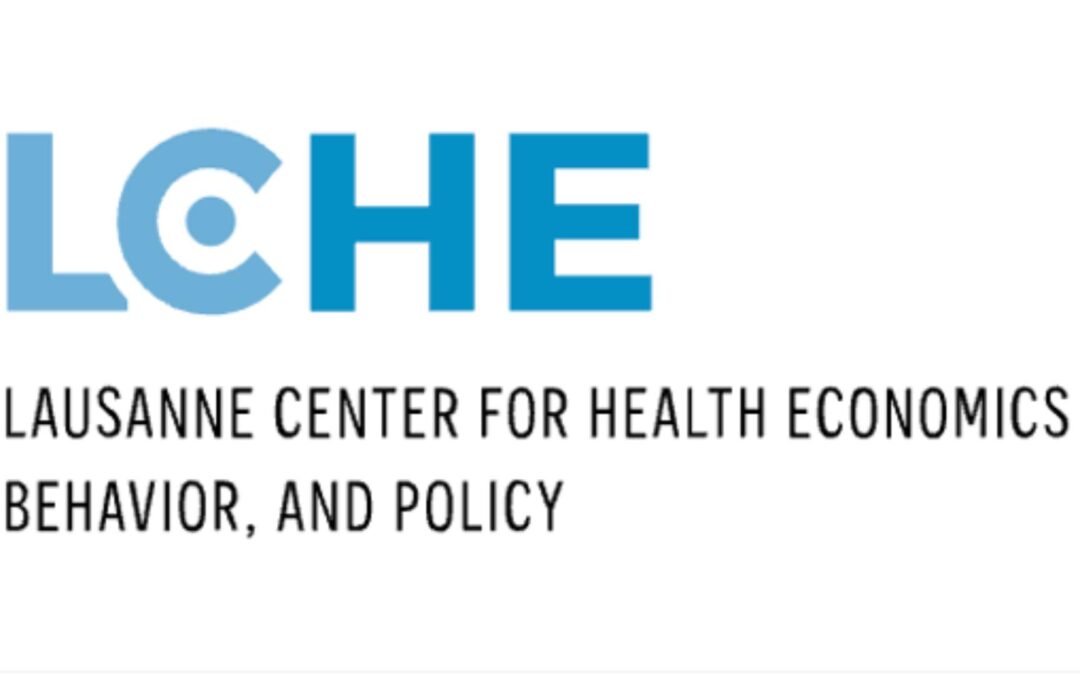 Intervention d’Anaïs Cheneau au Lausanne Center for Health Economics 30/09